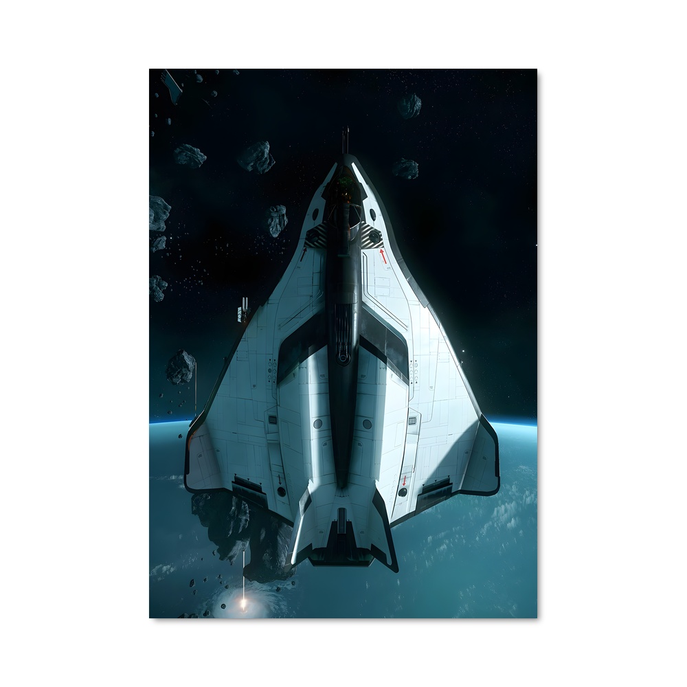 Poster Star Citizen Entertainment Ligne épurée